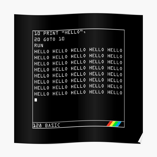ZX Spectrum - geek code Poster