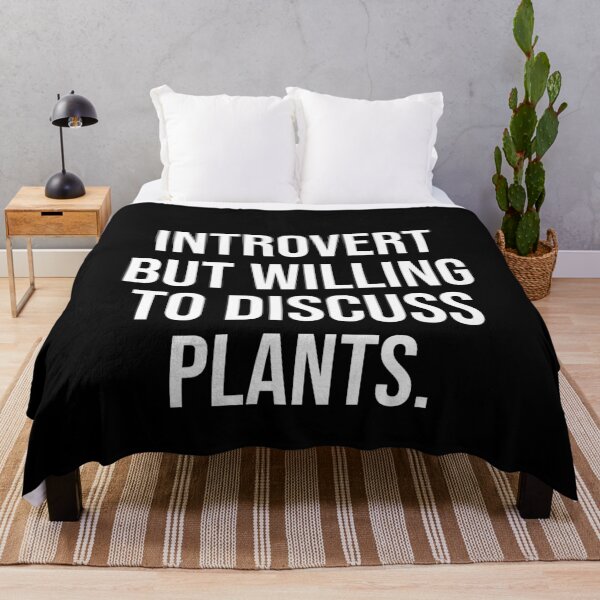 Item preview, Introverted But Willing To Discuss Plants designed and sold by Farid94.
