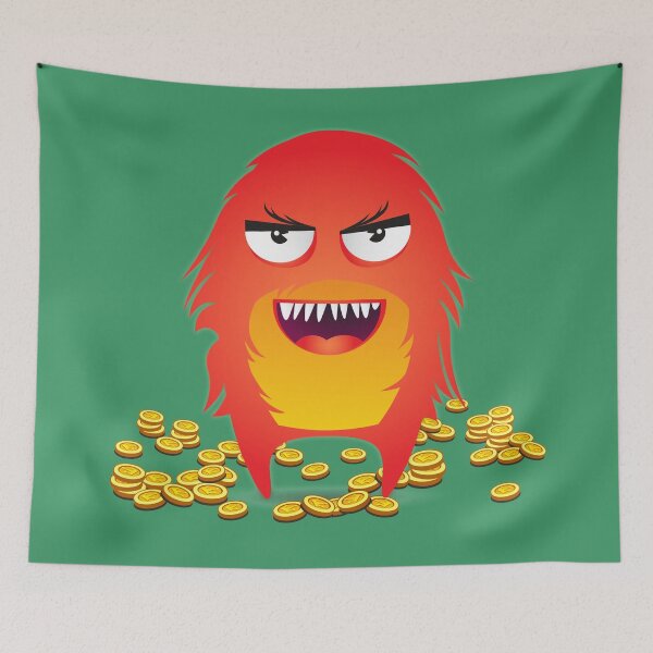 Item preview, Greedy Monster designed and sold by caj-trixie.