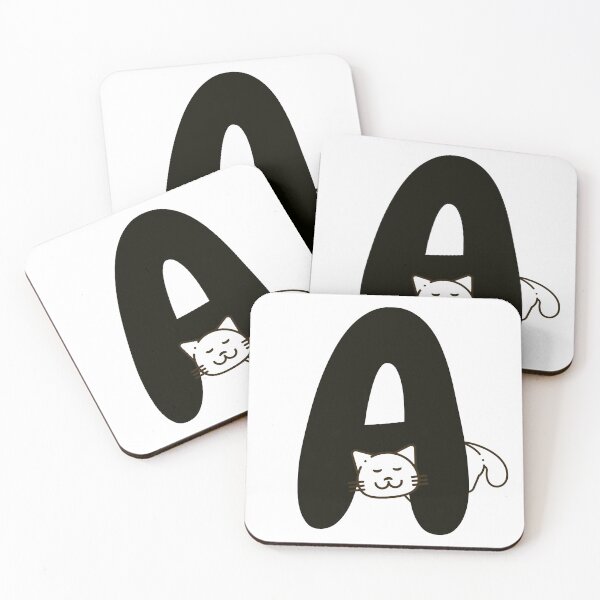 Item preview, Personalized Cat Initial A designed and sold by TheFamilyVan.
