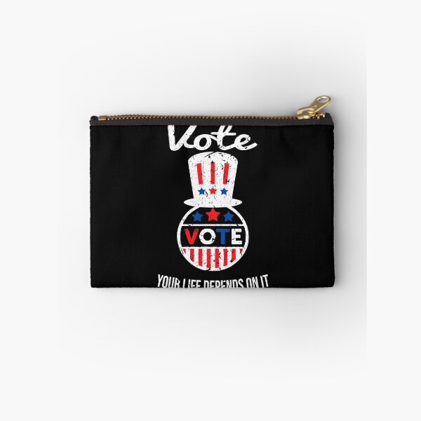 Item preview, Vote Your Life Depends On It Vintage American Flag designed and sold by 2MDesign.