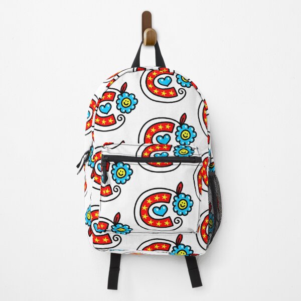 Item preview, Letter C abc monogram hand drawn colorful alphabet designed and sold by funwithletters.