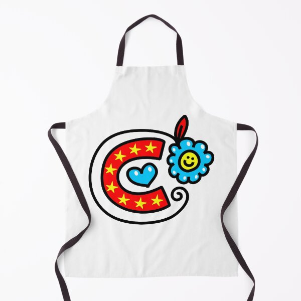 Item preview, Letter C abc monogram hand drawn colorful alphabet designed and sold by funwithletters.