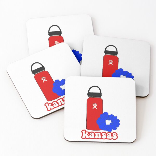 Item preview, Kansas Water Bottle and Scrunchie   designed and sold by schoolsbysammi.