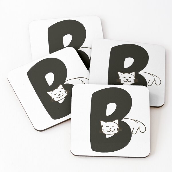 Item preview, Personalized Cat Initial B designed and sold by TheFamilyVan.