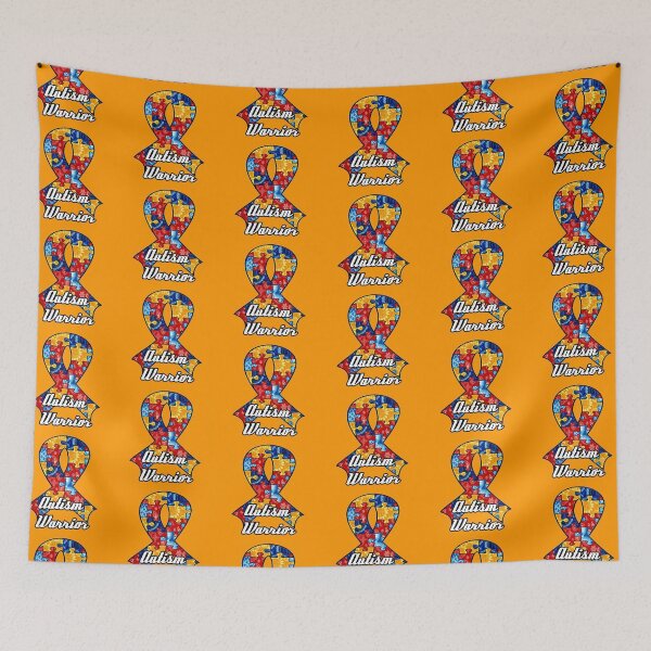 Item preview, Autism Warrior Ribbon designed and sold by artbyomega.