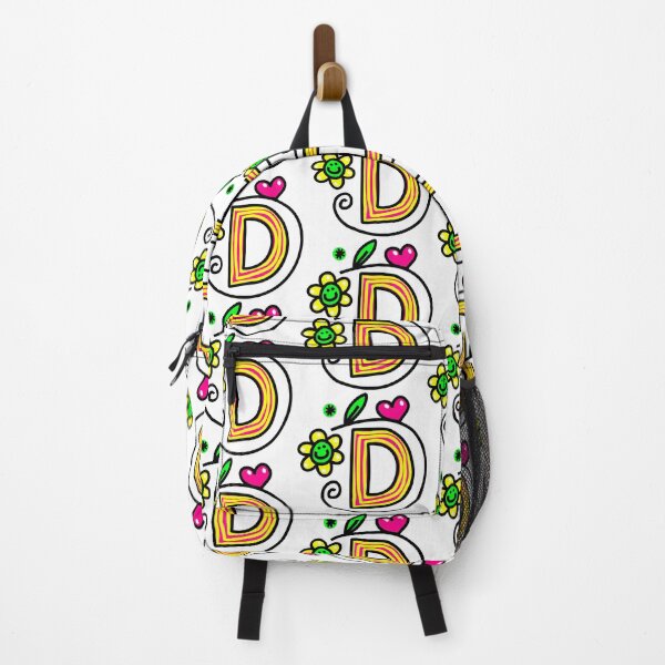 Item preview, Letter D abc monogram hand drawn colorful alphabet designed and sold by funwithletters.