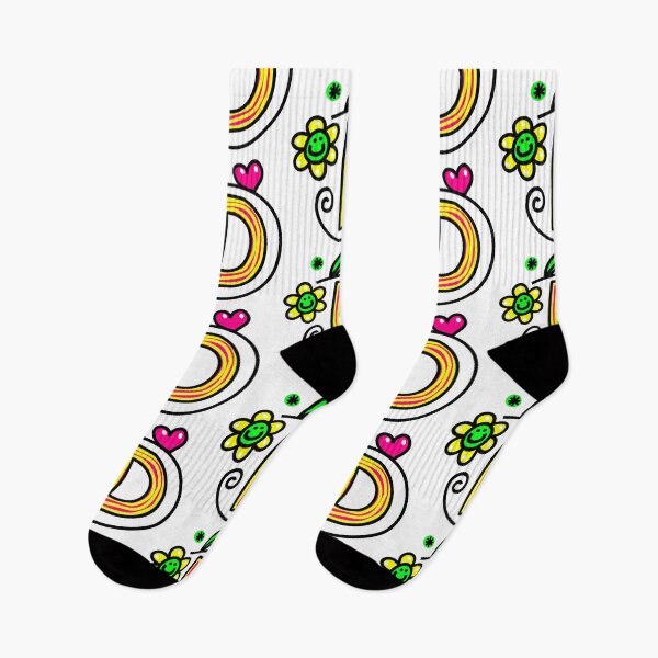 Item preview, Letter D abc monogram hand drawn colorful alphabet designed and sold by funwithletters.