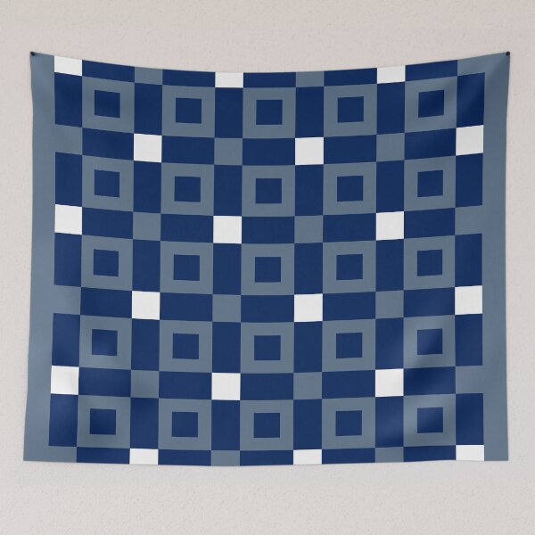 Item preview, Checkers - Blue designed and sold by anitalizstudio.