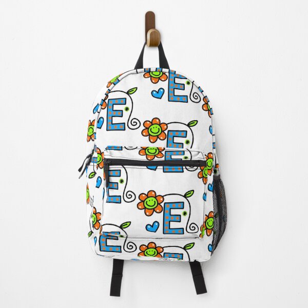 Item preview, Letter E abc monogram hand drawn colorful alphabet designed and sold by funwithletters.