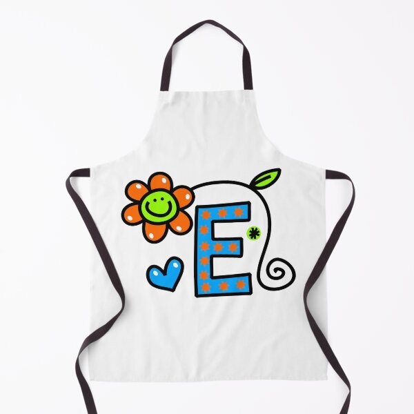 Item preview, Letter E abc monogram hand drawn colorful alphabet designed and sold by funwithletters.