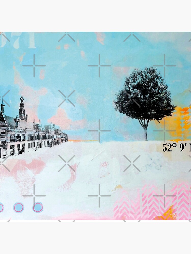 Picture of an original painting, Leiden, the Netherlands by ColorsHappiness