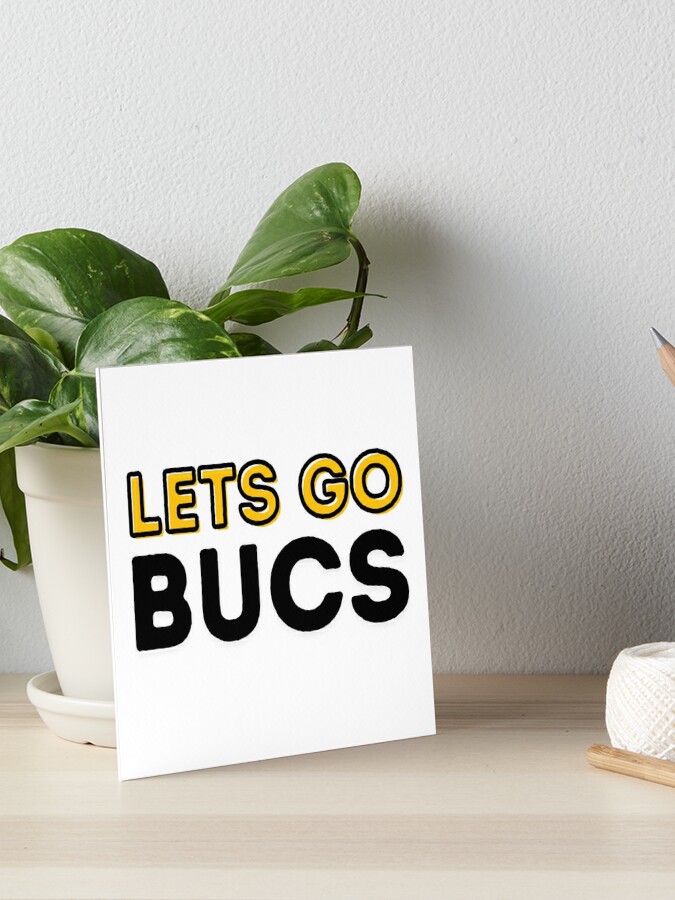 Lets Go Bucs Sticker Sticker for Sale by brookehend