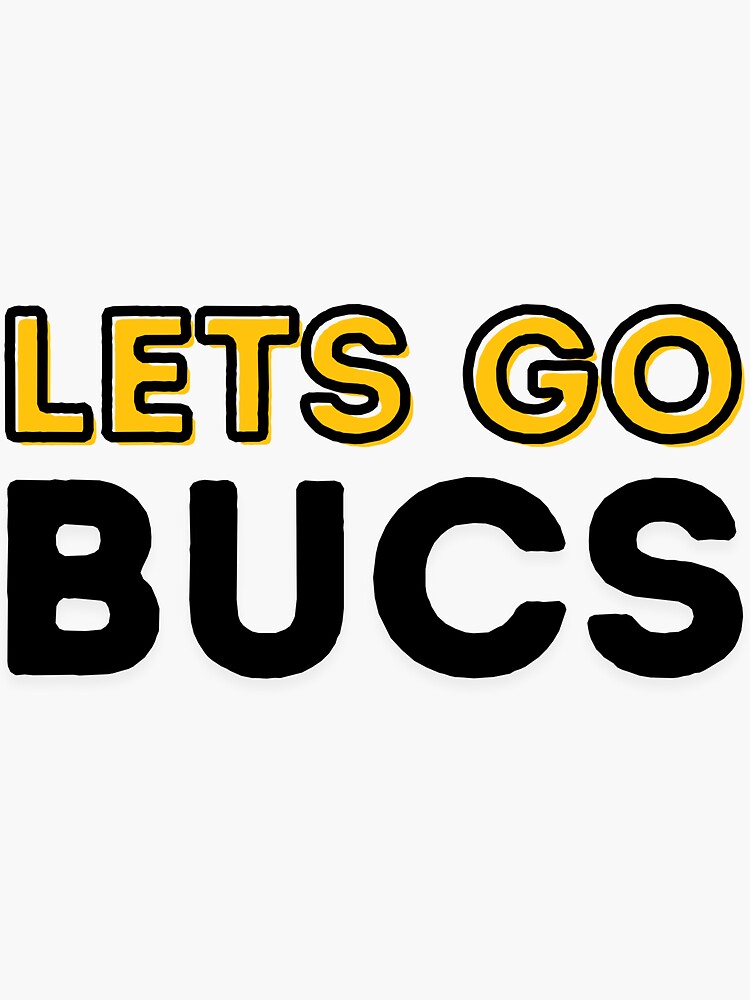 Let's Go Bucs Sticker