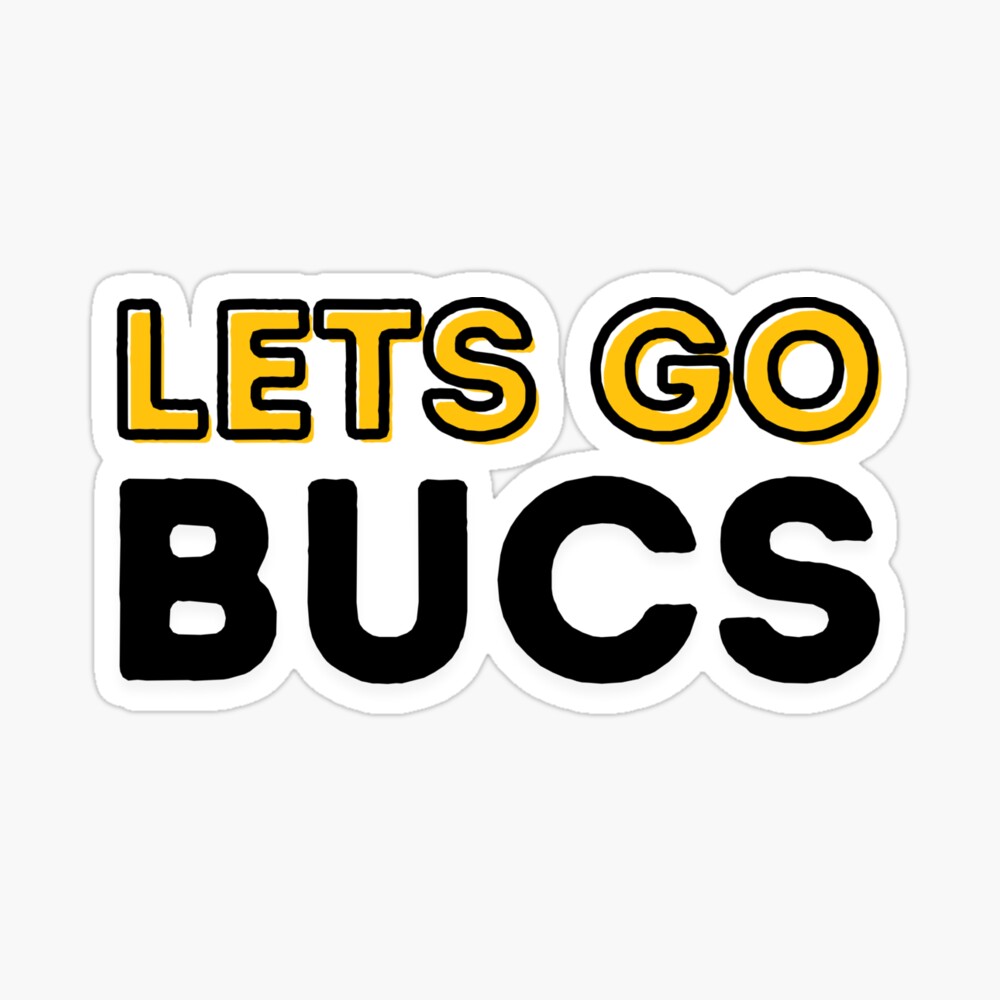 Pirates Lets Go Bucs Sticker | Greeting Card