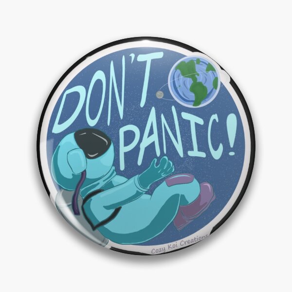 Item preview, DontPanic Astronaut Sticker designed and sold by Joyyvonne.