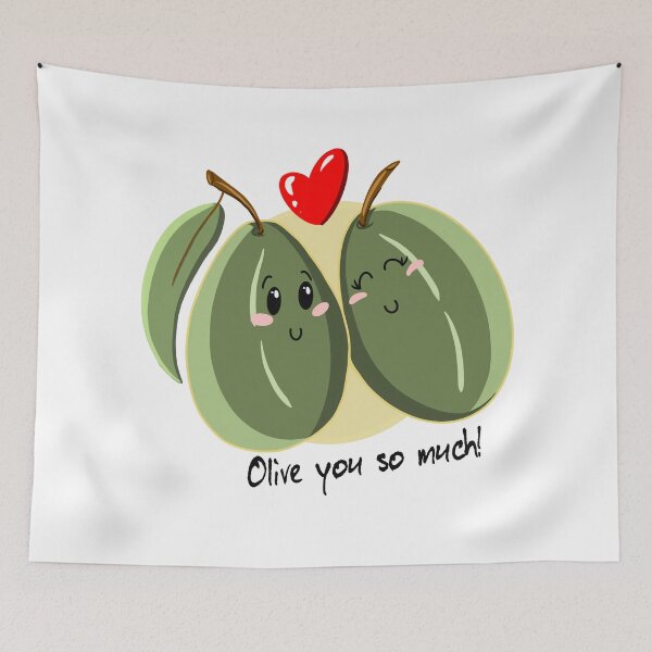 Item preview, Olive you so much designed and sold by lovingkakeart.