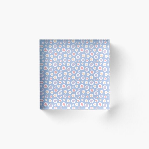 Item preview, Corazones pasteles en círculos designed and sold by 2CreativeNomads.
