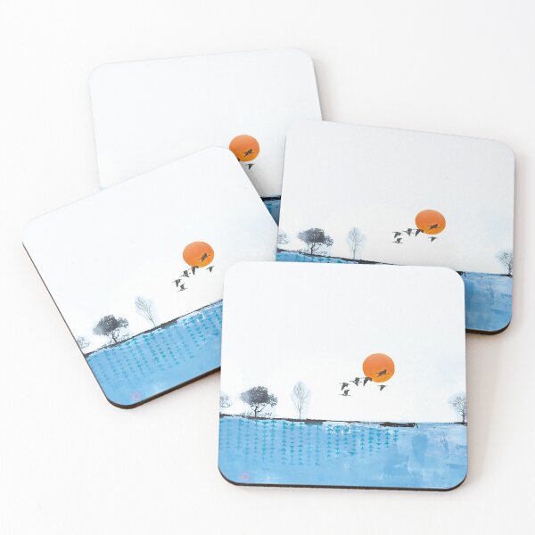 Item preview, Nature-Inspired Collage Art - Modern Abstract Design designed and sold by ColorsHappiness.
