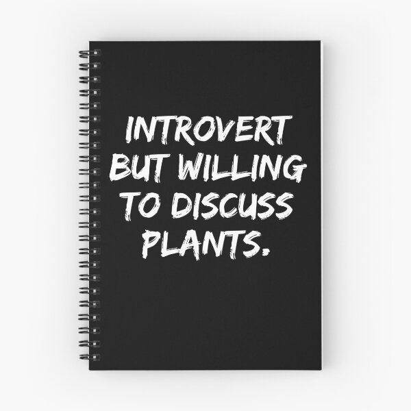 Item preview, Introverted But Willing To Discuss Plants designed and sold by Farid94.