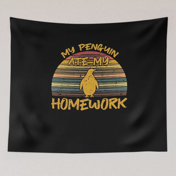 Item preview, My Penguin Ate My Homework designed and sold by sesa10.