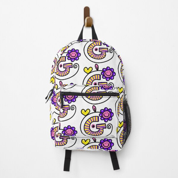 Item preview, Letter G abc monogram hand drawn colorful alphabet designed and sold by funwithletters.