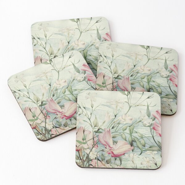 Item preview, Rose Garden watercolor designed and sold by VintageArtistry.