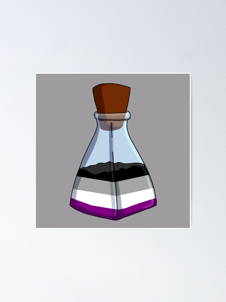 Pride Potions Asexual Poster By Tookfluff Redbubble