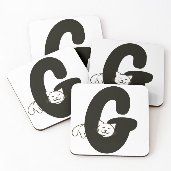 Item preview, Personalized Cat Initial G designed and sold by TheFamilyVan.