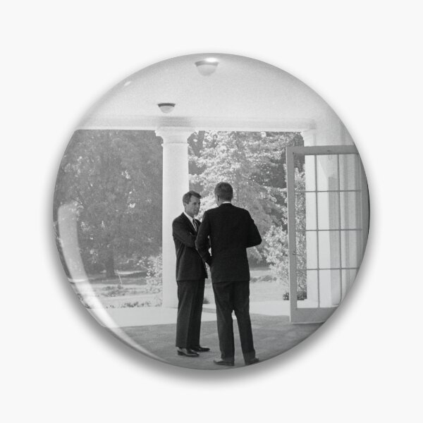 Item preview, John and Robert Kennedy Speaking Outside The White House - 1962 designed and sold by warishellstore.