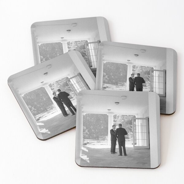 Item preview, John and Robert Kennedy Speaking Outside The White House - 1962 designed and sold by warishellstore.