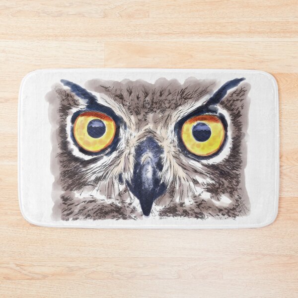 Item preview, Watercolor art of owl designed and sold by evk-art.