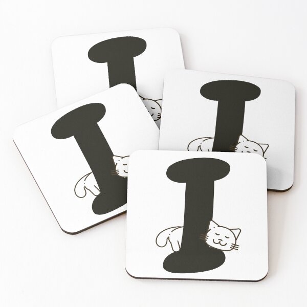 Item preview, Personalized Cat Initial I designed and sold by TheFamilyVan.