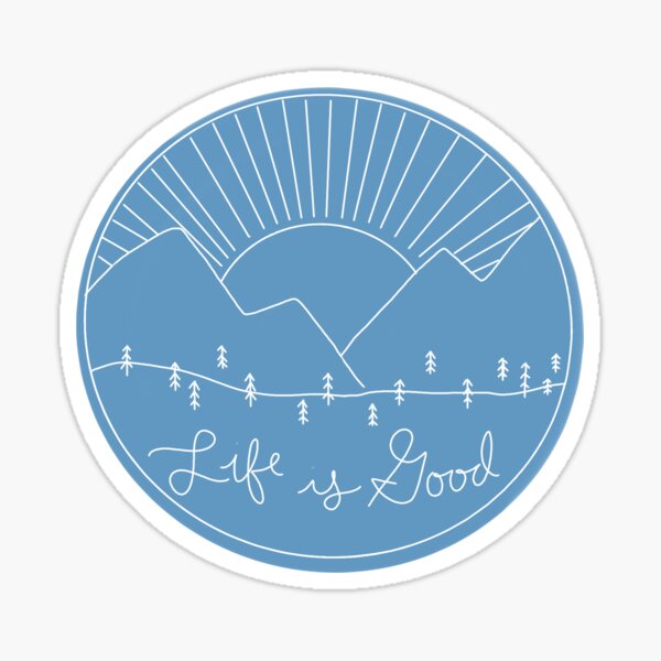 Item preview, Life is Good designed and sold by MadebyMels.