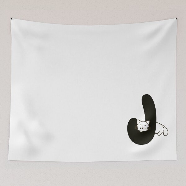 Item preview, Personalized Cat Initial J designed and sold by TheFamilyVan.