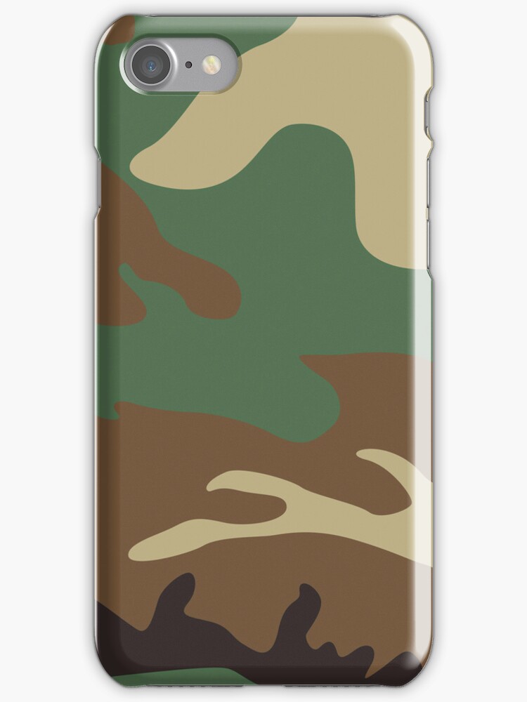 "Smartphone Case Camouflage Camo " iPhone Cases & Skins by Mark