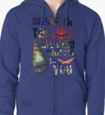 Gurren Lagann Kamina Quote Zipped Hoodie