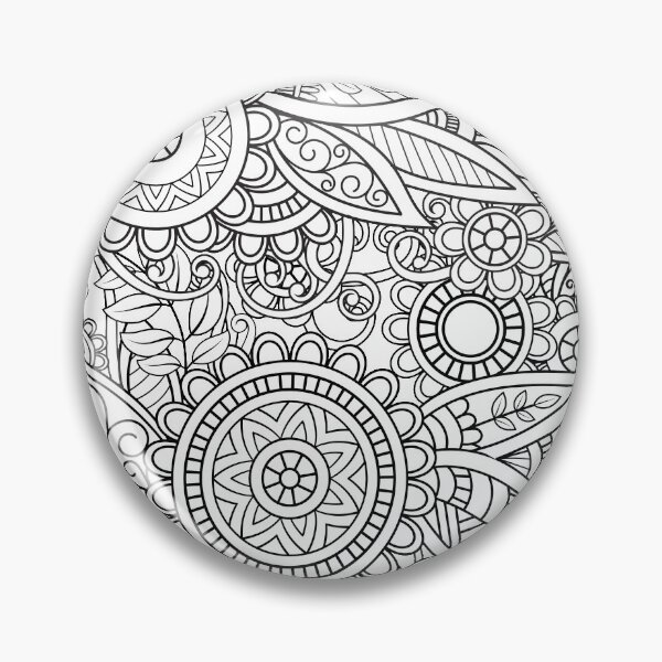 Item preview, Black & White Floral designed and sold by LuciaS.