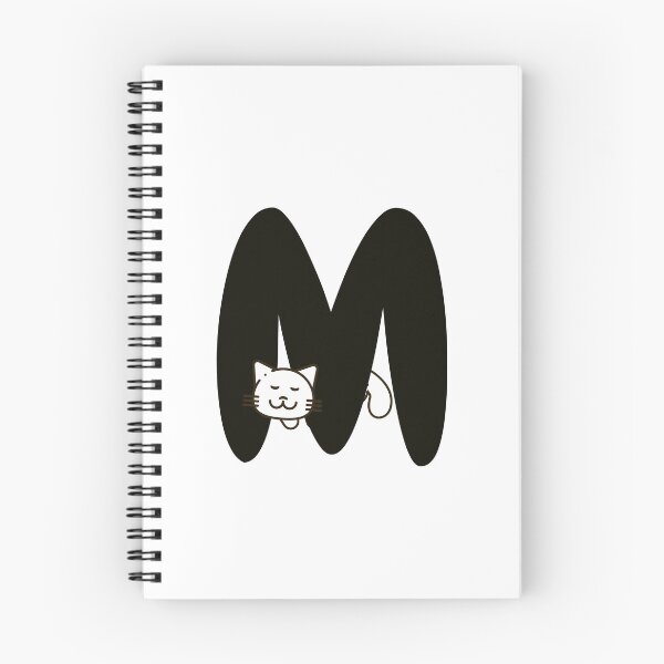 Item preview, Personalized Cat Initial M designed and sold by TheFamilyVan.