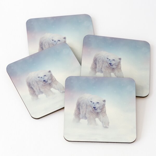 Item preview, Large Polar bear walking on snow designed and sold by svetlanna.