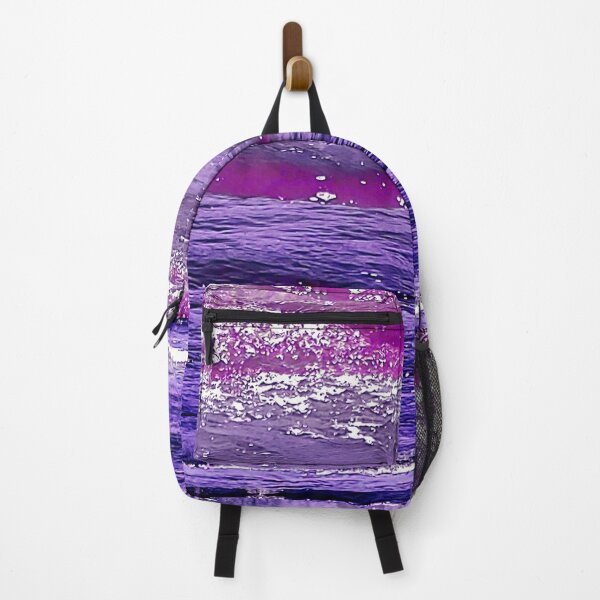 Item preview, Waves in a pink and purple ocean designed and sold by Zen's art shop.
