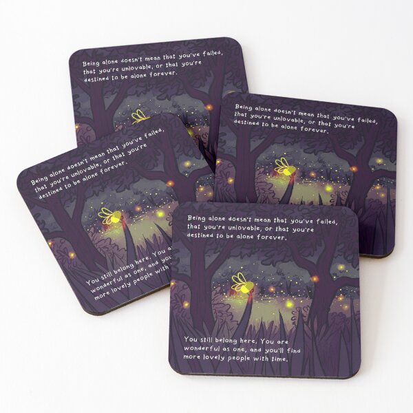 Item preview, "Being Alone Doesn't Mean That You've Failed" Forest Firefly designed and sold by thelatestkate.