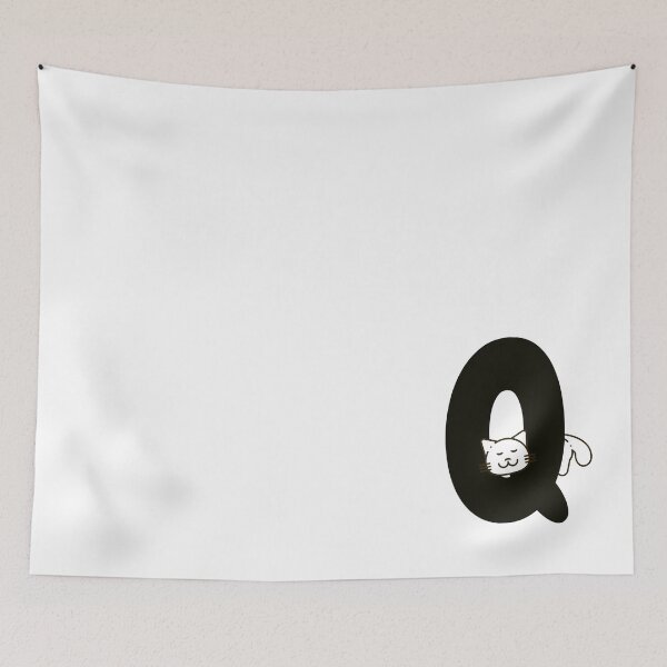 Item preview, Personalized Cat Initial Q designed and sold by TheFamilyVan.