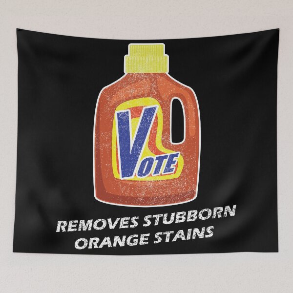 Item preview, Vote Removes Stubborn Orange Stains Detergent Bottle designed and sold by RobomShop.