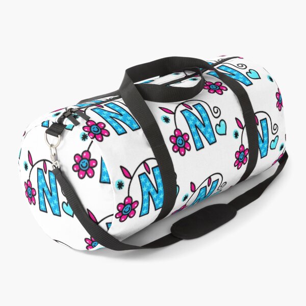Item preview, Letter N abc monogram hand drawn colorful alphabet designed and sold by funwithletters.