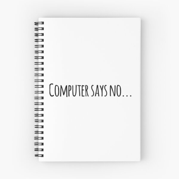 Item preview, Computer says no designed and sold by FunnyTVUK.