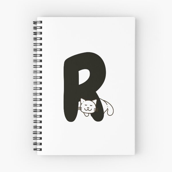 Item preview, Personalized Cat Initial R designed and sold by TheFamilyVan.