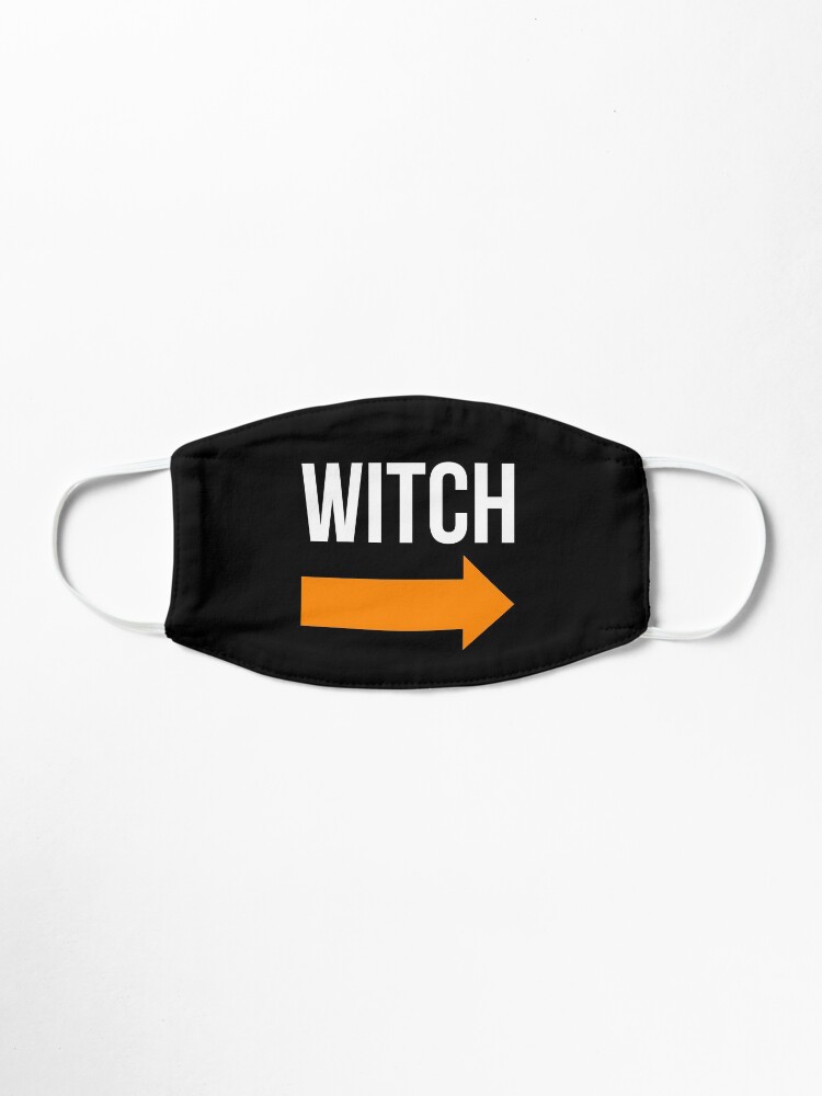 Alternate view of I'm With The Witch | Halloween Mask
