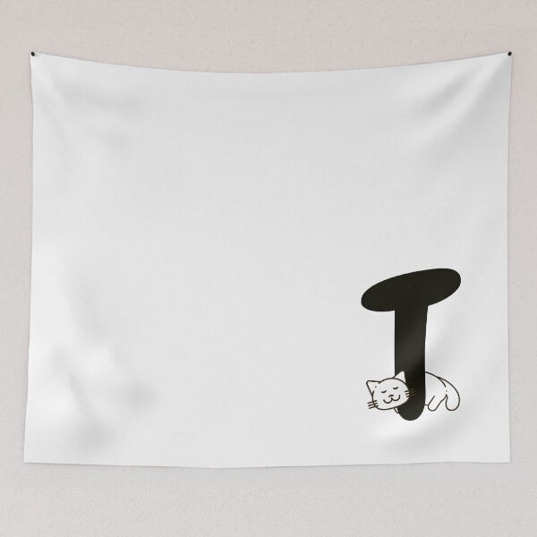 Item preview, Personalized Cat Initial T designed and sold by TheFamilyVan.
