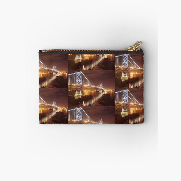 Item preview, Night Lights of the Ben Franklin Bridge designed and sold by CarolLeesArt.